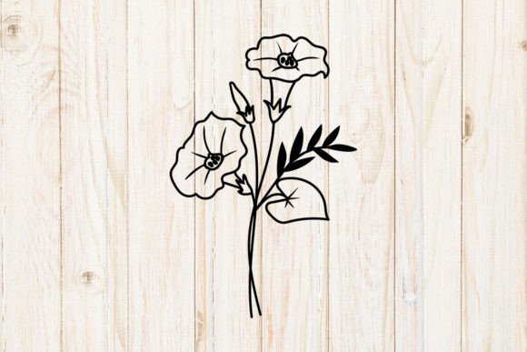 Birth Flower Morning Glory: Elevating September Creativity with Digital Precision