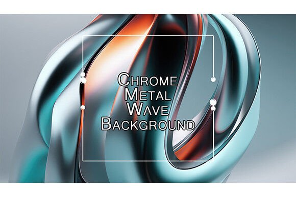 Chrome Metal Wave Background: Elevate Your Visual Projects with Premium Quality