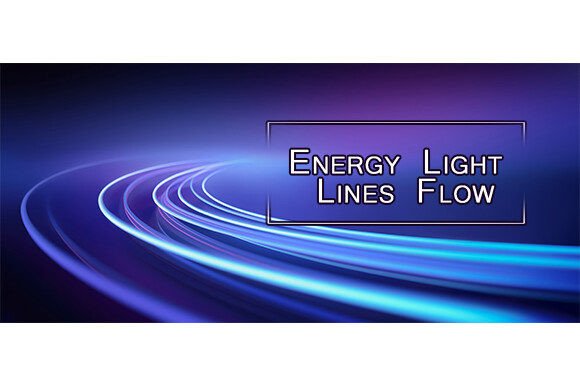 Energy Light Lines Flow