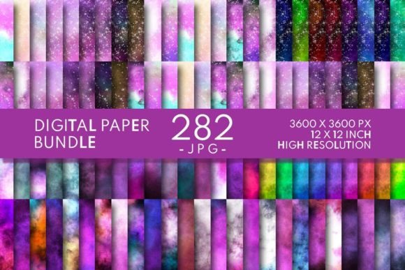Galaxy Space Star Bundle Digital Paper: A Creative Asset for Modern Projects