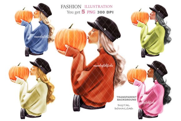 Halloween PNG, Autumn Girl Clipart: A Versatile Digital Asset for Creators and Entrepreneurs