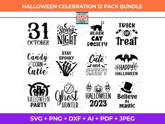 Halloween Svg: 72 Versatile Files for Every Project