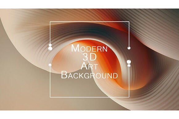 Modern 3D Art Background