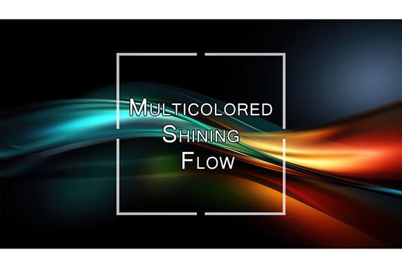 Multicolored Shining Flow: A Versatile Asset for Creative Projects