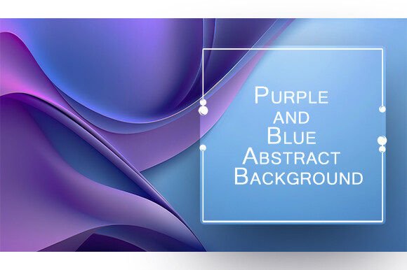 Purple and Blue Colors Abstract Background