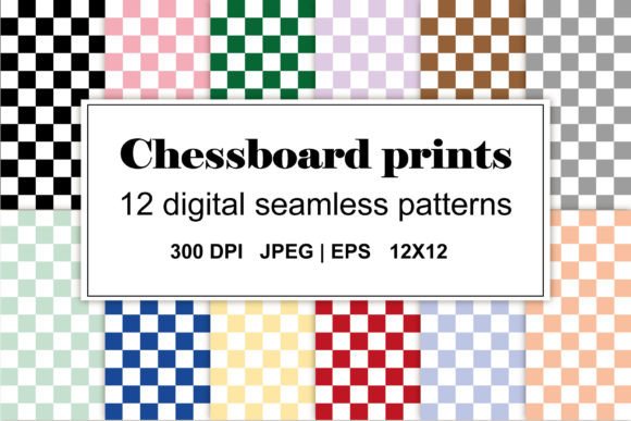 The Strategic Power of the Chekered Chessboard Seamless Pattern in Modern Design